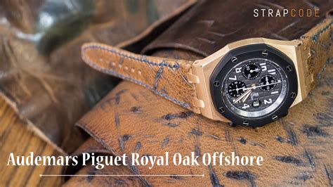 Change watch bands for Audemars Piguet Royal Oak Offshore.